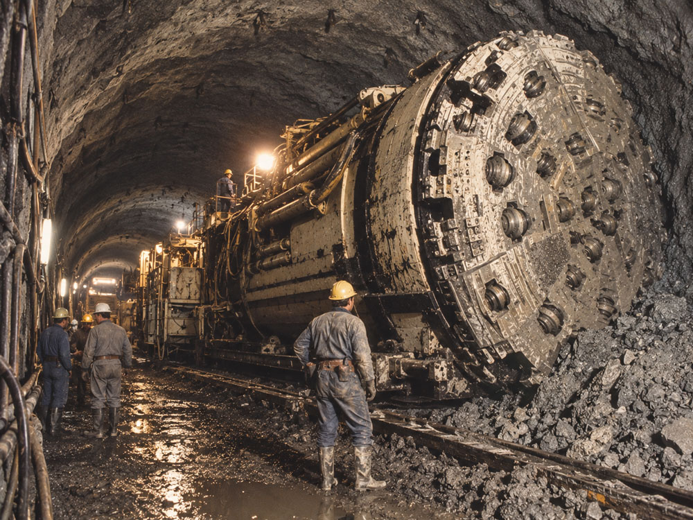 Bergbau in den 80er Jahren Bergbau in den 80er Jahren
